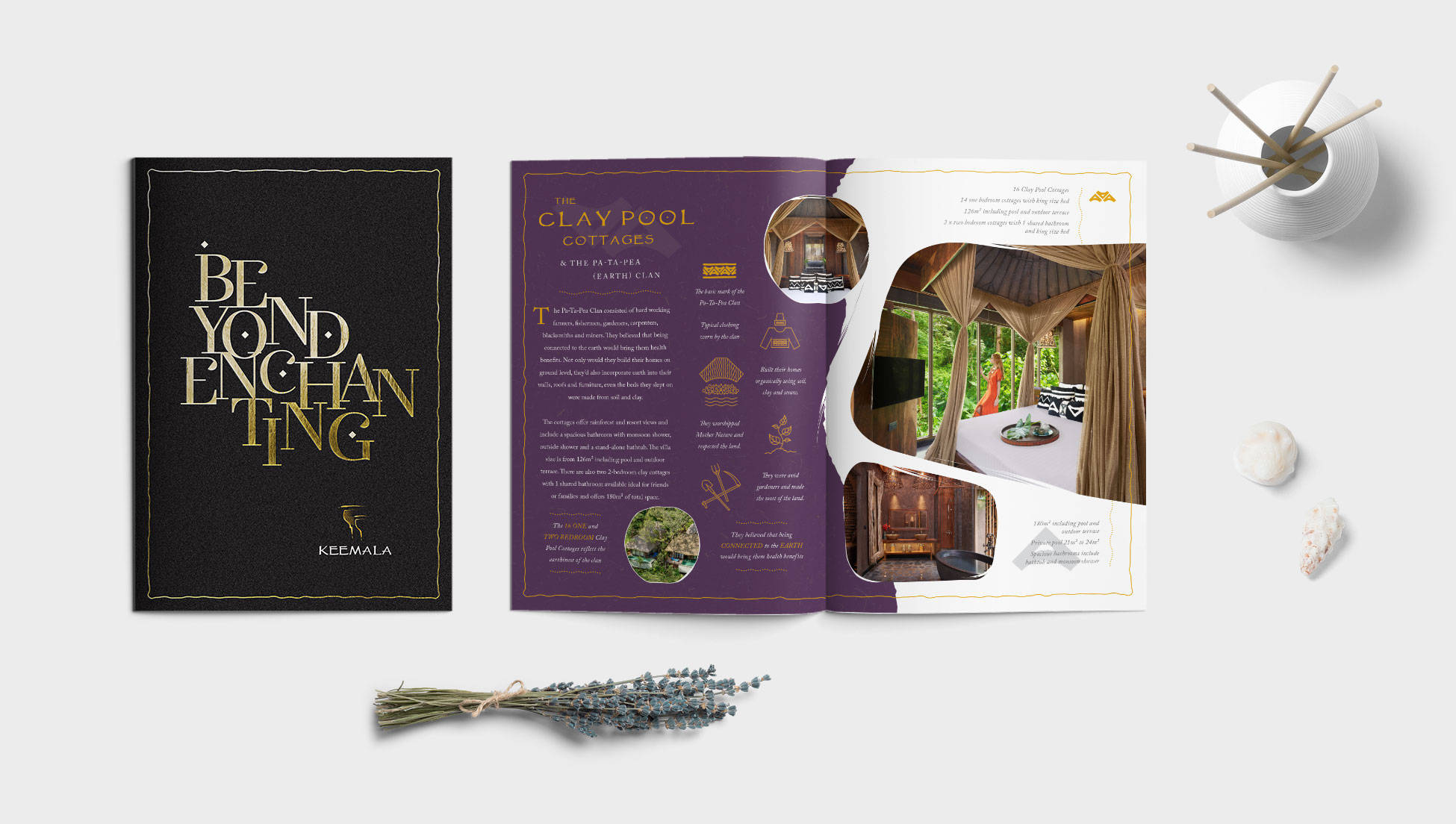 Keemala resort brochure design