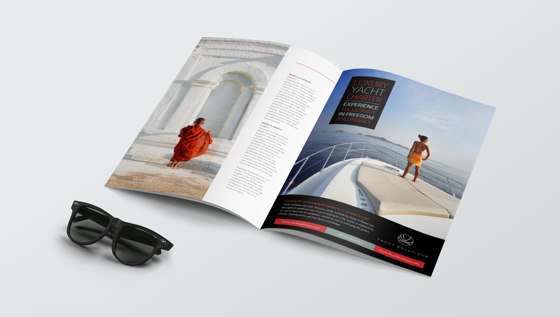 Yacht Solutions print advertising