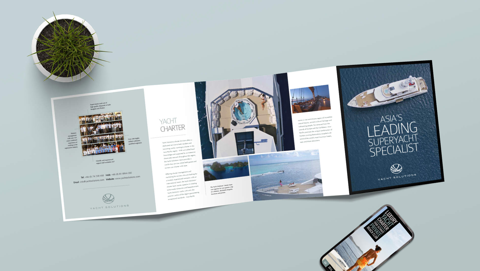 Yacht Solutions 8 page brochure